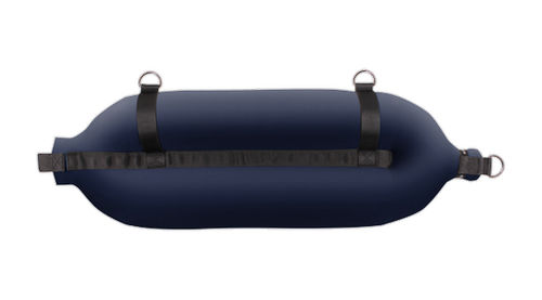 Parabordo per barca - T145 - Fendertex - tubolare / nero / blu