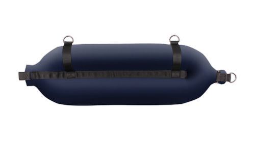 Parabordo per barca - T175 - Fendertex - tubolare / nero / blu
