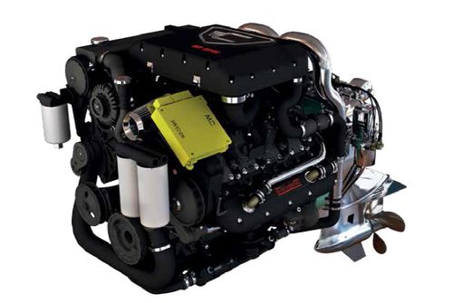 Motore entrobordo - V8 500 VGT - MarineDiesel - diesel / per barca professionale / common-rail