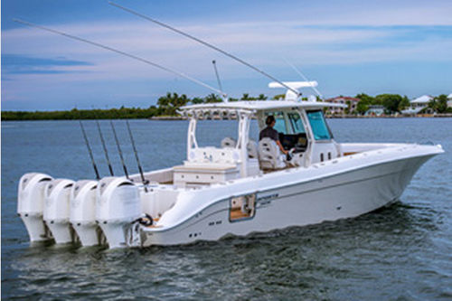 Barca open fuoribordo - 4200 Siesta - HydraSports Custom Boats - quadrimotore / offshore / da pesca sportiva