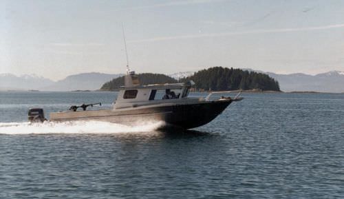 Barca da pesca e diporto fuoribordo - AT 850 - ALUTEC BOATS - da pesca e diporto