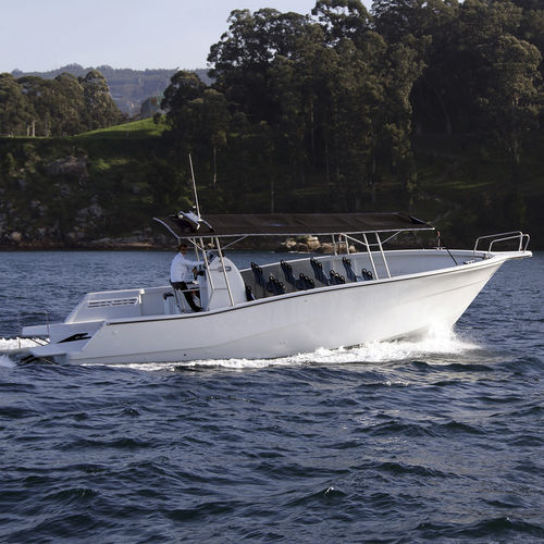 Barca professionale battello turistico - 1250 - TarponPro - fuoribordo / semirigida