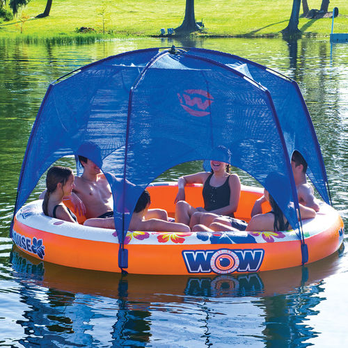 Gioco acquatico isola - SCREENHOUSE - WOW World of Watersports - per base turistica sportiva / gonfiabile / flottante