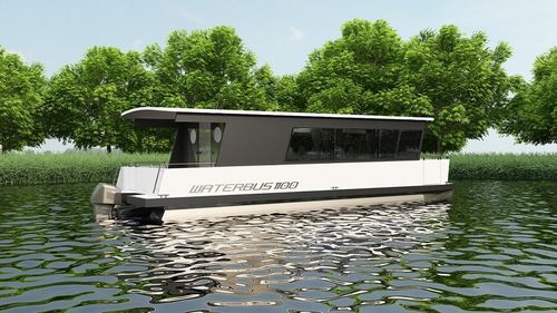 Barca professionale taxi acqueo - Waterbus 1100 - Waterbus S.C. - catamarano / entrobordo / in alluminio