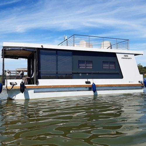 Barca a motore house-boat catamarano - MINI - Waterbus S.C. - fuoribordo / diesel / da charter