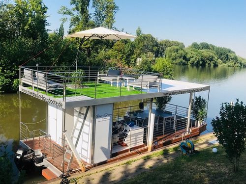 Barca a motore house-boat catamarano - PARTY  - Waterbus S.C. - fuoribordo / con doppio ponte a terrazza / da charter