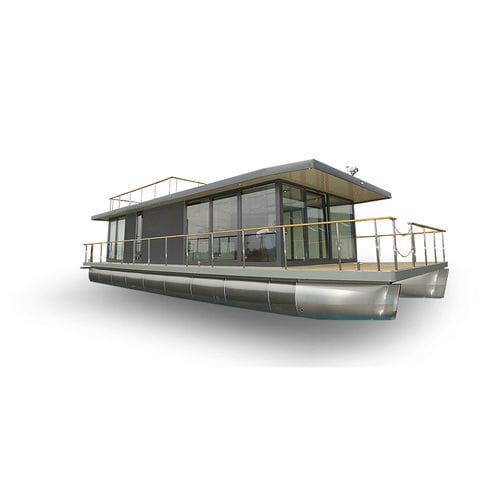 Barca a motore house-boat entrobordo - INDEPENDENT 15M - Waterbus S.C. - bimotore / max. 12 persone / con 6 cuccette