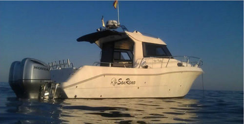 Cabinato fuoribordo - 900 Fisher Pro - San Remo Boats - bimotore / hard-top / con 4 cuccette