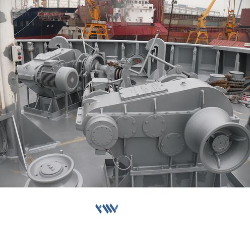 Salpa ancora elettrico - YMV-WW/E/H- - YMV CRANE AND WINCH SYSTEMS - per nave / orizzontale / sovracoperta