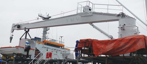 Gru per nave - PHHC - YMV CRANE AND WINCH SYSTEMS - per cantiere navale / articolata / telescopica