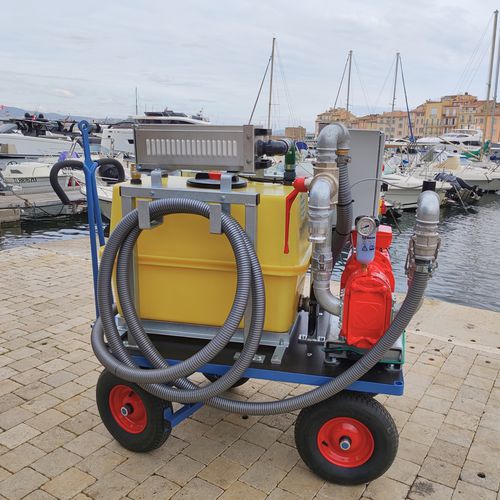 Sistema di scarico mobile - Eco-pump - AZURETREND | ECOTANK | EMERGENSEA | MONAWA - per marina / per barca / per cantiere navale
