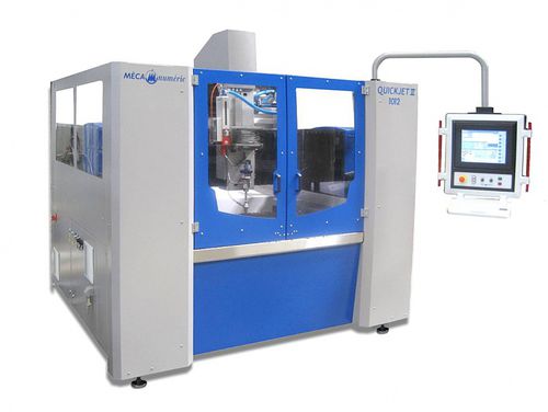Macchina da taglio a getto d'acqua - QUICKJET II - MECANUMERIC - elettrica / pneumatica / tessile