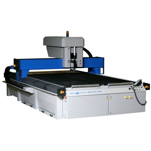 Macchina da taglio CNC - MECALASE - MECANUMERIC - laser / elettrica / in plastica