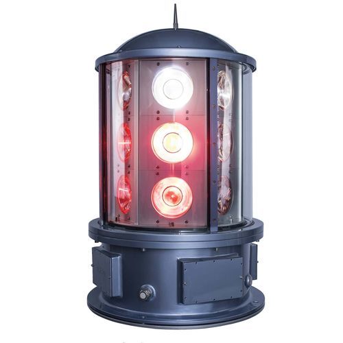 Luce di navigazione per faro e segnale di navigazione - MBR600R - Mediterráneo Señales Marítimas, S.L. - LED / girevole / in alluminio