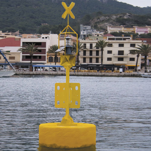 Boa di delimitazione - EBM10/12 - Mediterráneo Señales Marítimas, S.L. - per segnalazioni speciali / in polietilene / gialla