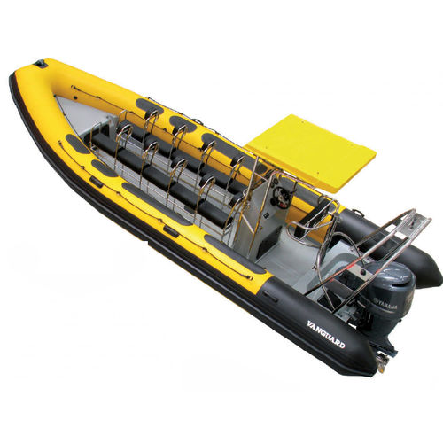 Barca professionale patrol boat - DR-760 - Vanguard International - barca di salvataggio / barca di supporto per immersioni / fuoribordo