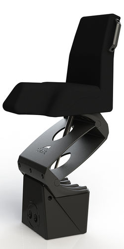 Sedile jockey - XTRA - Shark Ltd. - per barca ad uso professionale / per gommone / con sospensione