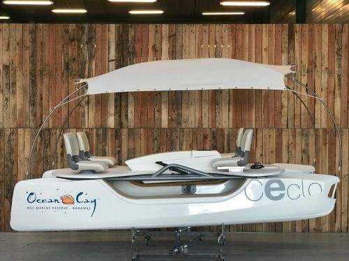 Pedalò 4 posti - Cruise - CECLO - in fibra di vetro / a propulsione elettrica / con solarium