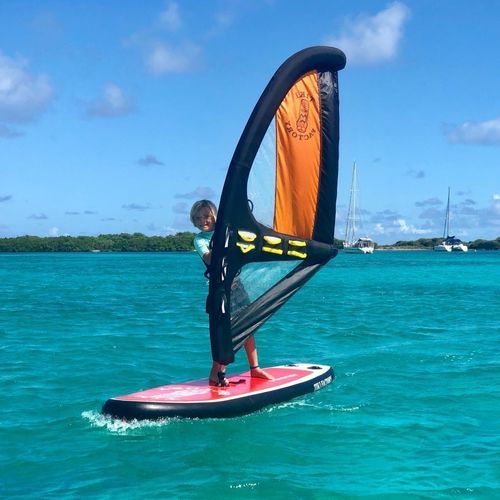 Stand-up paddle gonfiabile - AIRWIND 9  - TIKI FACTORY - windSUP / per principiante / per bambini