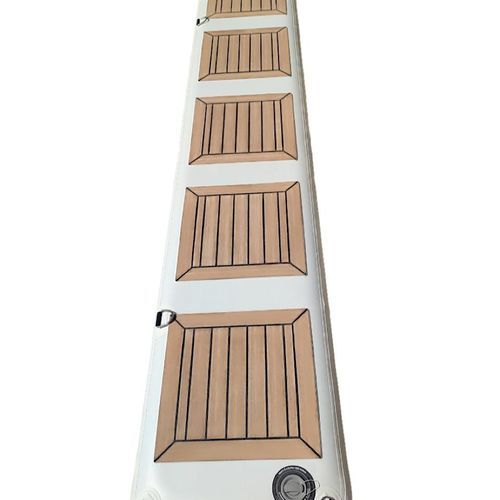 Passerella gonfiabile - PASSERELLE TEAK EXCLUSIVE - TIKI FACTORY - in teak / sintetica