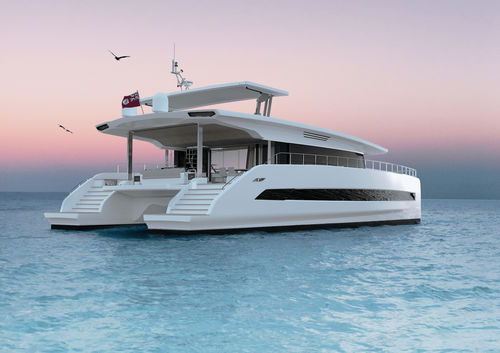Motor-yacht catamarano - 80 Series - SILENT-YACHTS - da crociera / con fly / elettrico