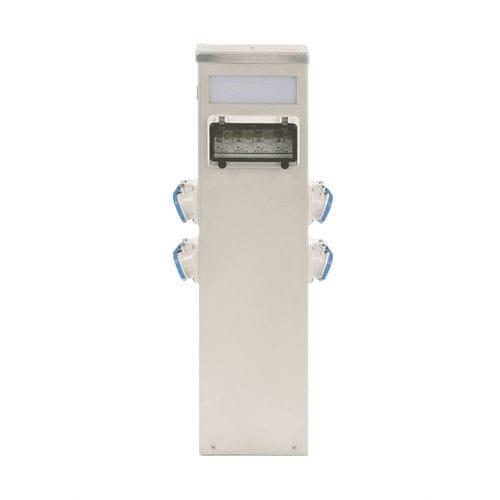 Colonnina con illuminazione incorporata - OCTAN  - GAPE - di distribuzione elettrica / di distribuzione di acqua / per pontile