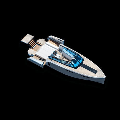 Cabinato entrobordo - R4 - Evo Yachts - diesel / bimotore / con scafo planante