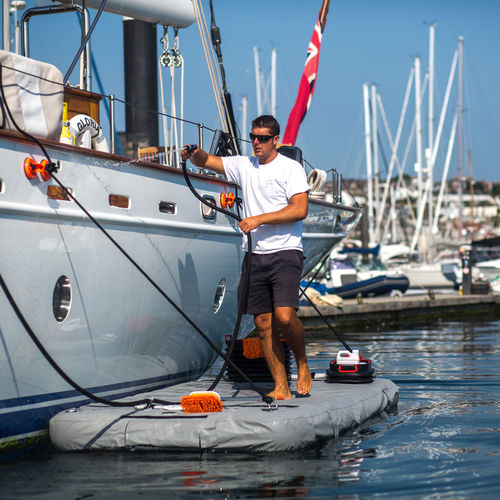 Piattaforma gonfiabile - NautiBuoy Marine Ltd - multifunzione / per yacht / per tender