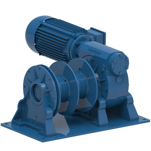 Argano per nave - AW 1500 ES / AW 1500 ES 2X - Emce Winches - per dragaggio / con motore elettrico / a doppio tamburo