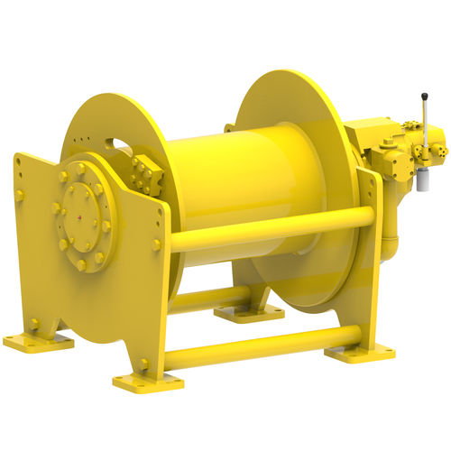 Argano per nave - OAW GP16 series - Emce Winches - per rimorchio / motore pneumatico / a singolo tamburo