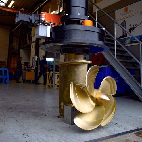 Propulsore azimutale - Poseidon Propulsion - montato su ponte / per nave / elettrico