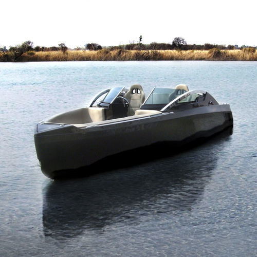 Runabout entrobordo - AGON A23 - V2 Boats - con dual console / bow-rider / open