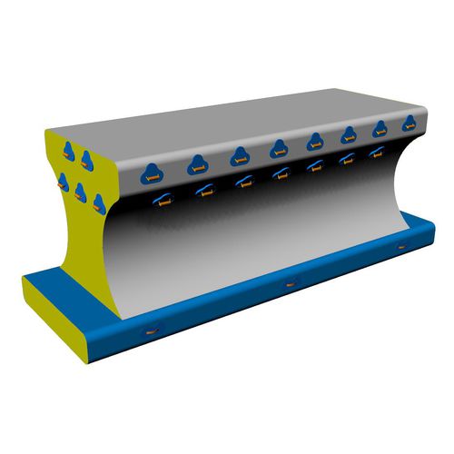Gioco acquatico podium - ROUGH PATH - Hydrofun LTD - per base turistica sportiva / gonfiabile