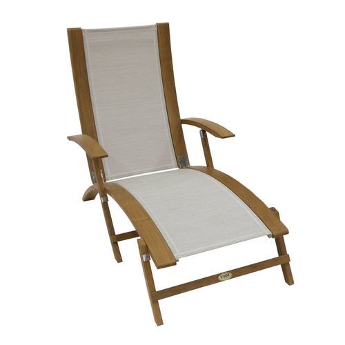 Sedia standard per barca - COAS101T16-GREY - Eurodesign - pieghevole / con braccioli / in teak