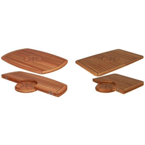 Piano per tavolo in teak - TC6 series - Eurodesign - per barca