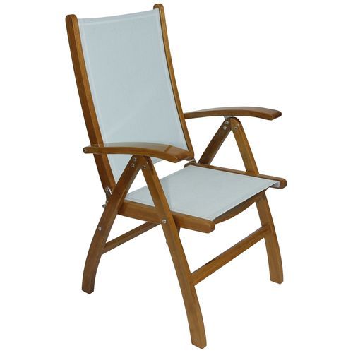 Sedia standard per barca - CUSK112T18_Frost - Eurodesign - pieghevole / con braccioli / in tessuto