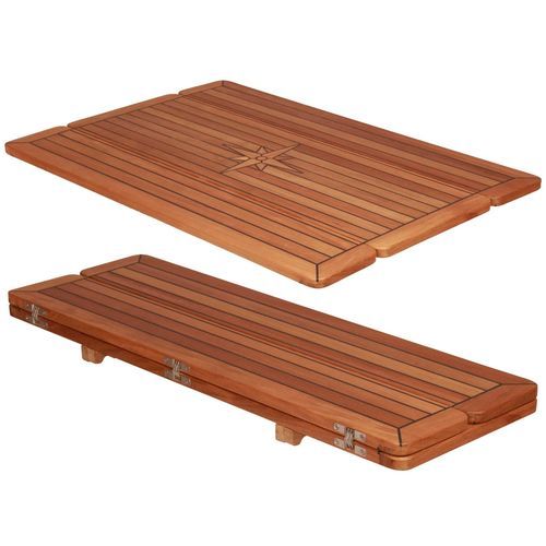 Piano per tavolo in teak - TW35 series - Eurodesign - per barca