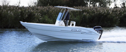 Barca open fuoribordo - 600  - Eolo - con console centrale / sportiva / da pesca