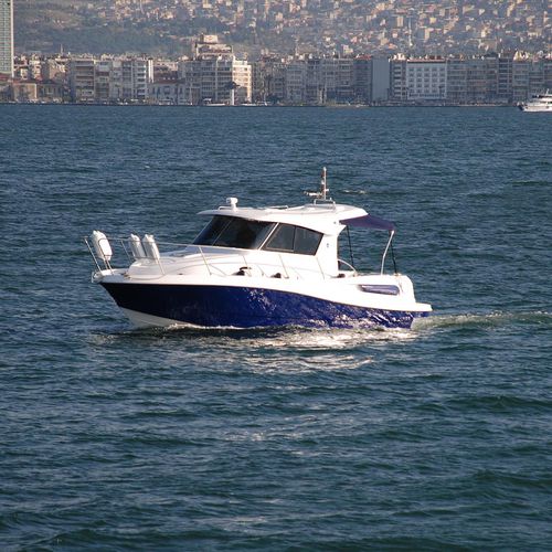 Cabin-cruiser entrobordo - GOBY 280 - MERCAN YACHTING - hard-top / in fibra di vetro / max. 7 persone