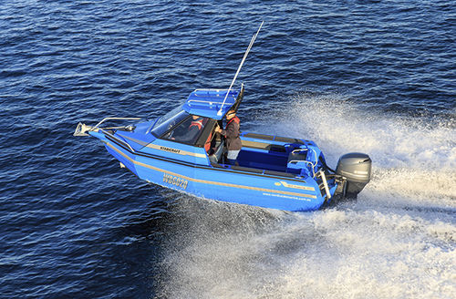 Walkaround fuoribordo - 1850 SUPERCAB - Stabicraft - con cockpit chiuso / da pesca sportiva / max. 6 persone