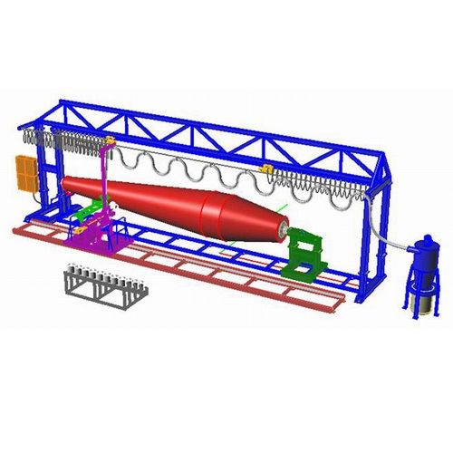 Macchina di produzione di boe di segnalazione - 12m - Uniworkboats SIA