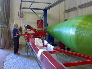 Macchina di produzione di boe di segnalazione - 6m - Uniworkboats SIA