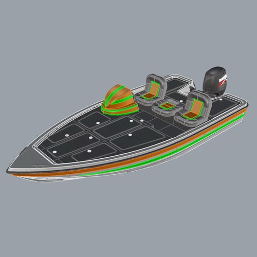 Bay boat fuoribordo - ST-17 - Uniworkboats SIA - con dual console / da pesca sportiva