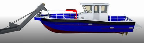 Barca professionale barca da lavoro - MARINER-1100 - Uniworkboats SIA - entrobordo / diesel / in alluminio