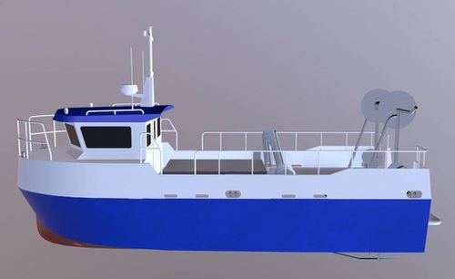 Barca professionale barca da pesca professionale - Mariner-36CF - Uniworkboats SIA - entrobordo / diesel / in alluminio