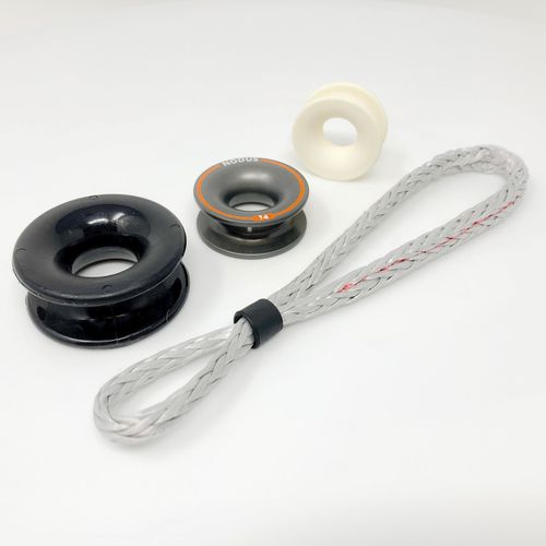Dispositivo di attacco per barca a vela - Loop Adjust® - NODUS FACTORY - autobloccante / regolabile / tessile
