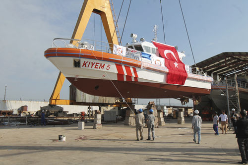 Nave di ricerca e salvataggio - KIYEM 6 - Ozata Shipyard - entrobordo / in alluminio