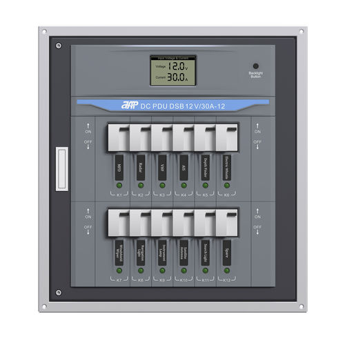 Unità di distribuzione di alimentazione per barca - DC PDU DSB 12V/30A-12 Sub Motorized Panel - APM TECHNOLOGIES (Dongguan) Co., Ltd