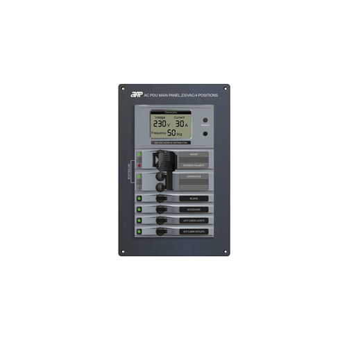 Unità di distribuzione di alimentazione per barca - AC PDU Main Panel, 230VAC/4 Positions - APM TECHNOLOGIES (Dongguan) Co., Ltd