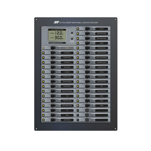 Unità di distribuzione di alimentazione per barca - DC PDU Smart Main Panel,12VDC(24VDC)/35 Positions - APM TECHNOLOGIES (Dongguan) Co., Ltd
